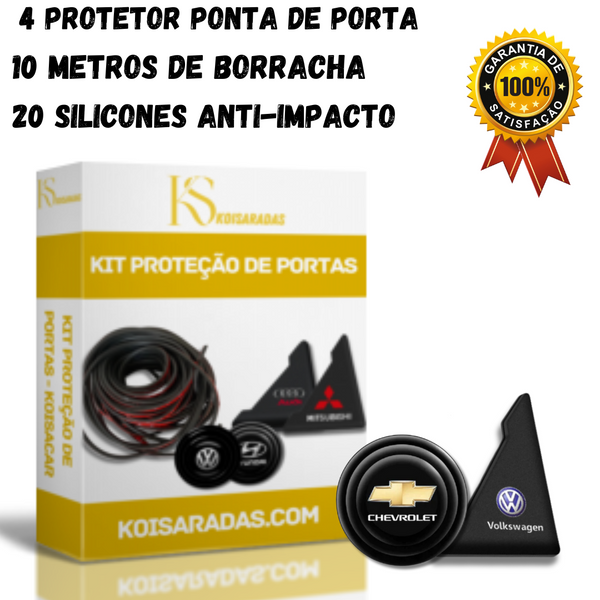 Kit Proteção de Portas Koisacar (PROMOÇÃO DE BLACK FRIDAY SOMENTE HOJE)