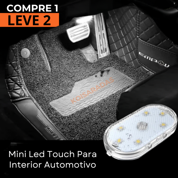 COMPRE 1 E LEVE 2 - MiniTouch Led com sensor de toque Automotivo - 7 Cores + Brinde Exclusivo