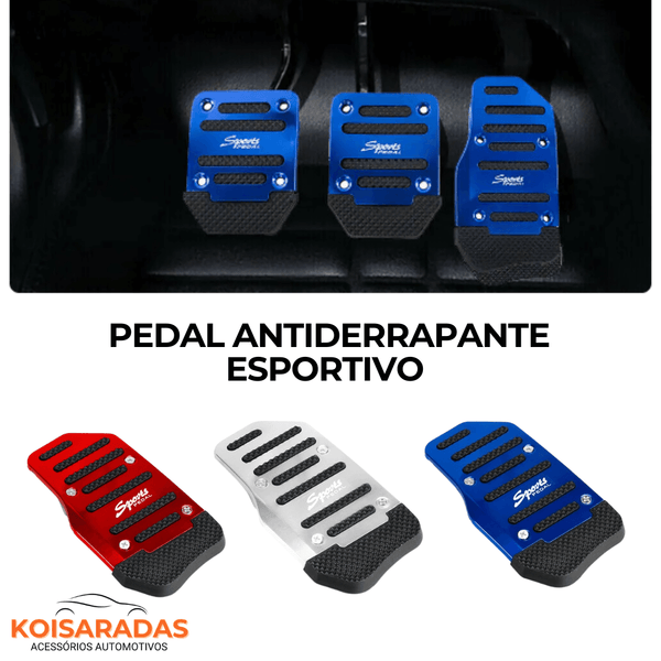 Pedal Sports- Pedal Antiderrapante Automotivo + Brinde Exclusivo (PROMOÇÃO LIMITADA)